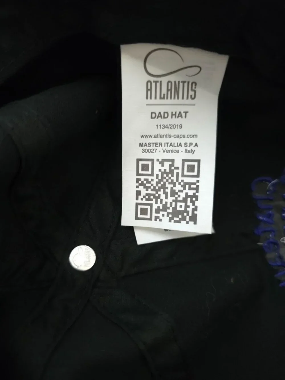 Chateau Marmont Hotel x Atlantis Black Mid Visor Adjustable Strap Dad Hat Cap - Picture 7 of 8